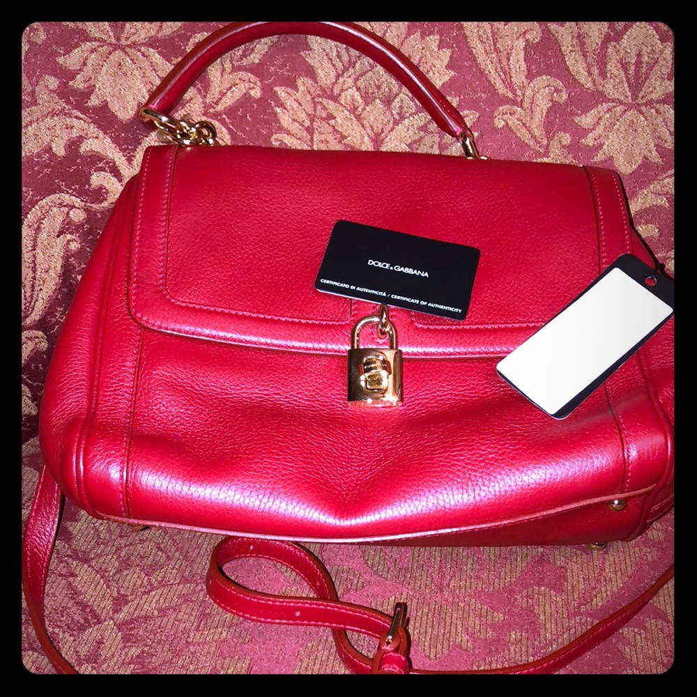 Red hot dolce gabanna bag